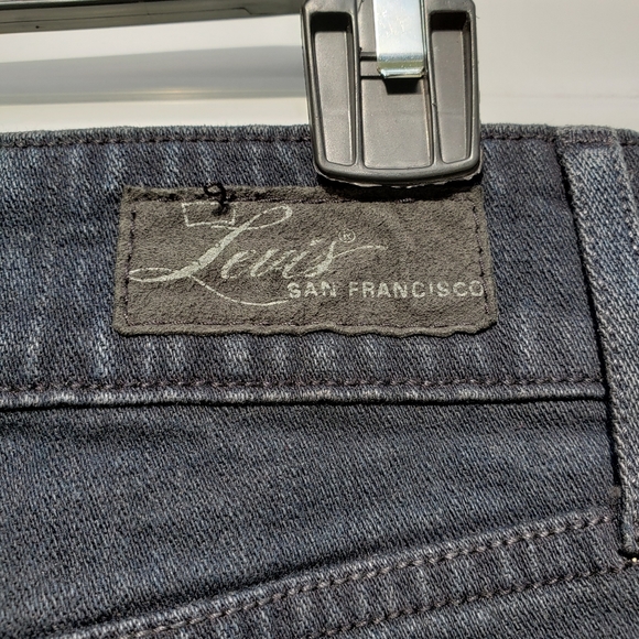 Levi's San Francisco high waist-wide leg-dark wash - Picture 4 of 10